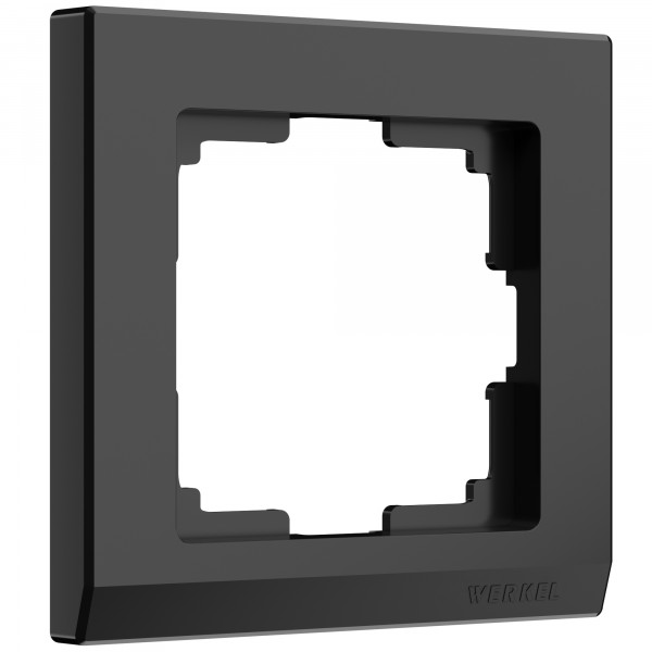 Рамка на 1 пост Werkel WL04-Frame-01 Stark (черный) - купить в Туле