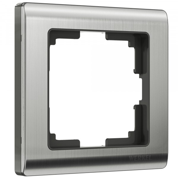 Рамка на 1 пост Werkel WL02-Frame-01 Metallic (глянцевый никель) - купить в Туле