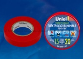 Изолента Uniel UIT-135P 20/15/01 RED - купить в Туле