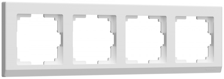 Рамка на 4 поста Werkel WL04-Frame-04 Stark (белый) - купить в Туле