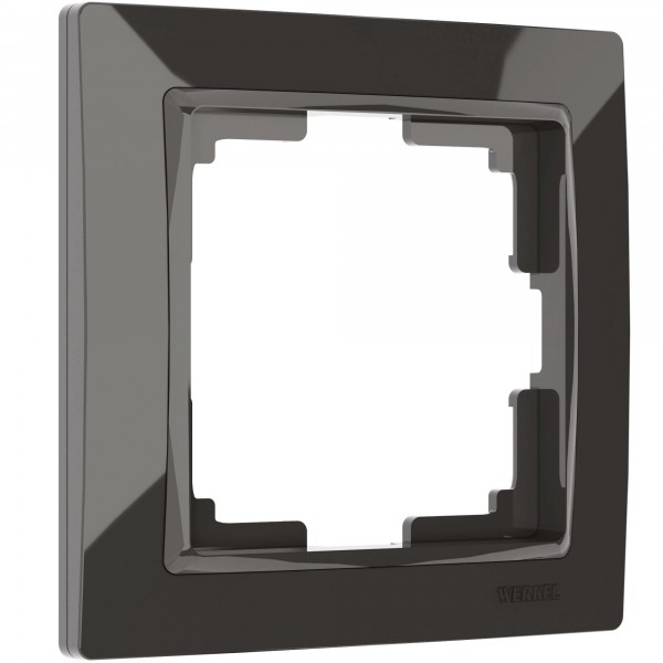 Рамка на 1 пост Werkel WL03-Frame-01 Snabb Basic (серо–коричневый) - купить в Туле