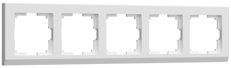 Рамка на 5 постов Werkel WL04-Frame-05 Stark (белый) - купить в Туле