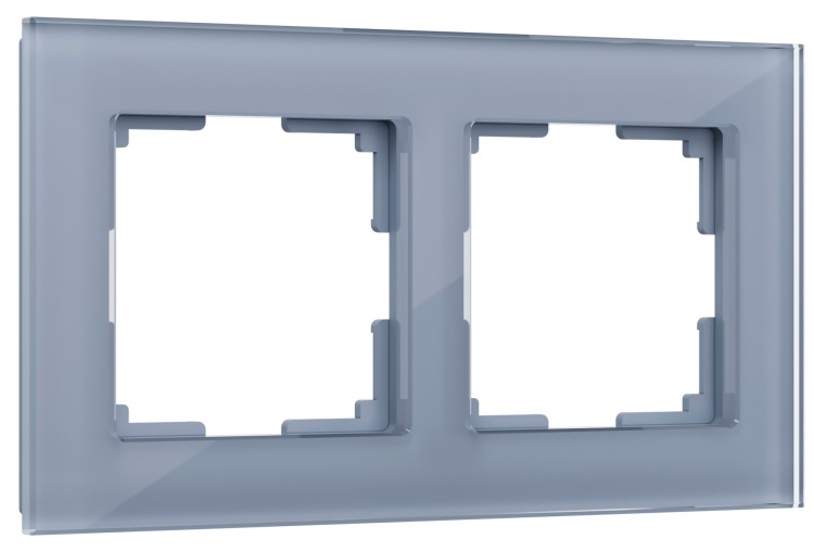 Рамка на 2 поста Werkel WL01-Frame-02 Favorit (серый) - купить в Туле