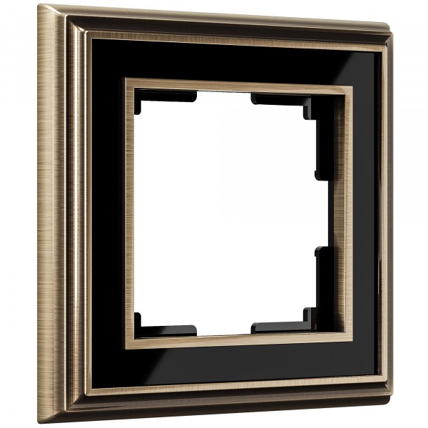 Рамка на 1 пост Werkel WL17-Frame-01 Palacio (бронза / черный) - купить в Туле