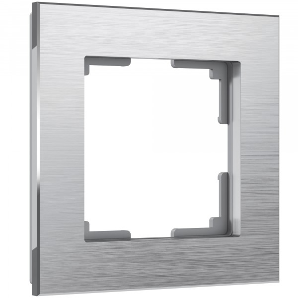 Рамка на 1 пост Werkel WL11-Frame-01 Aluminium (алюминий) - купить в Туле