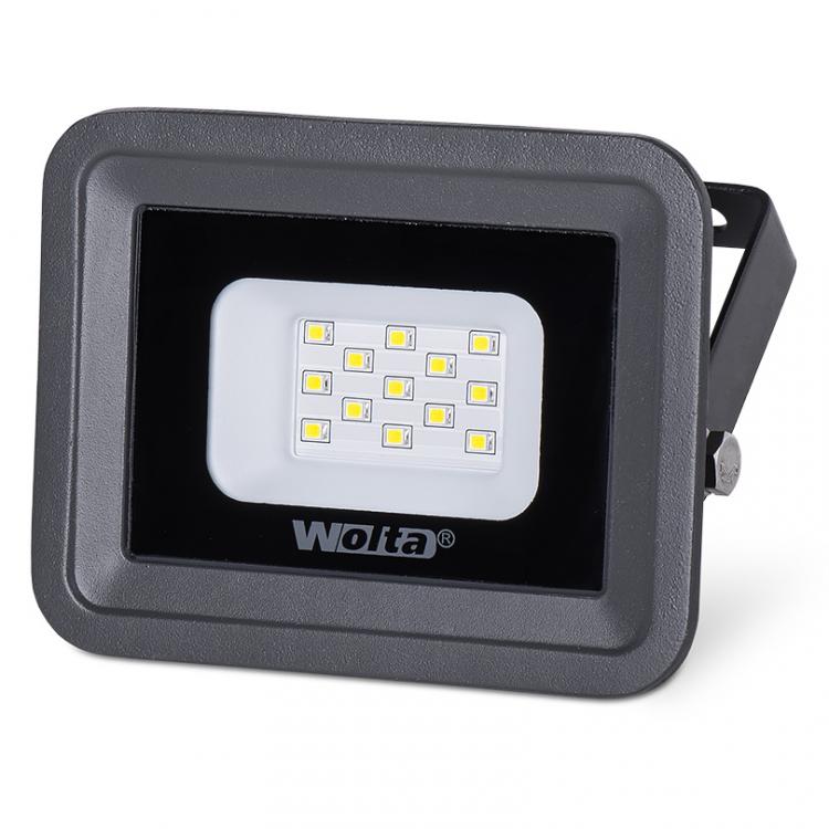 Светодиодный прожектор WOLTA WFL-10W/06 10Вт 5500К IP65 с гарантией 2 года