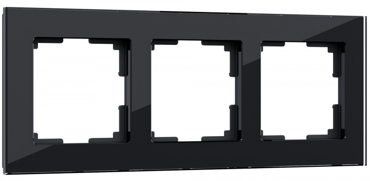 Рамка на 3 поста Werkel WL01-Frame-03 Favorit (черный) - купить в Туле
