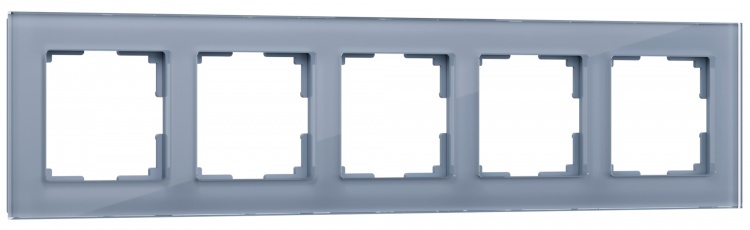 Рамка на 5 постов Werkel WL01-Frame-05 Favorit (серый) - купить в Туле