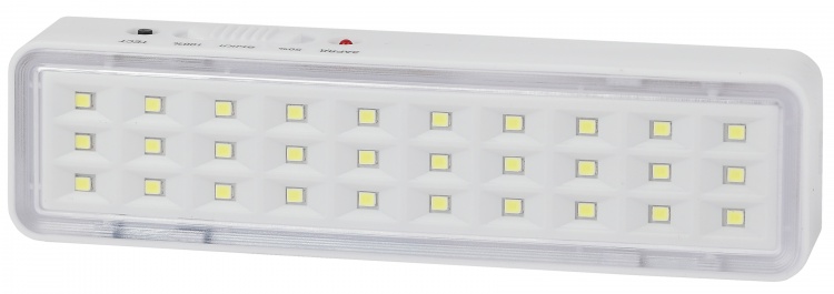 Светильник аварийный светодиодный DBA-101-0-20 непостоянный 30LED 5ч IP20 с гарантией 2 года