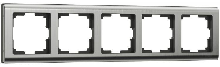 Рамка на 5 постов Werkel WL02-Frame-05 Metallic (глянцевый никель) - купить в Туле
