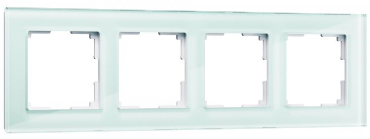 Рамка на 4 поста Werkel WL01-Frame-04 Favorit (натуральное стекло) - купить в Туле