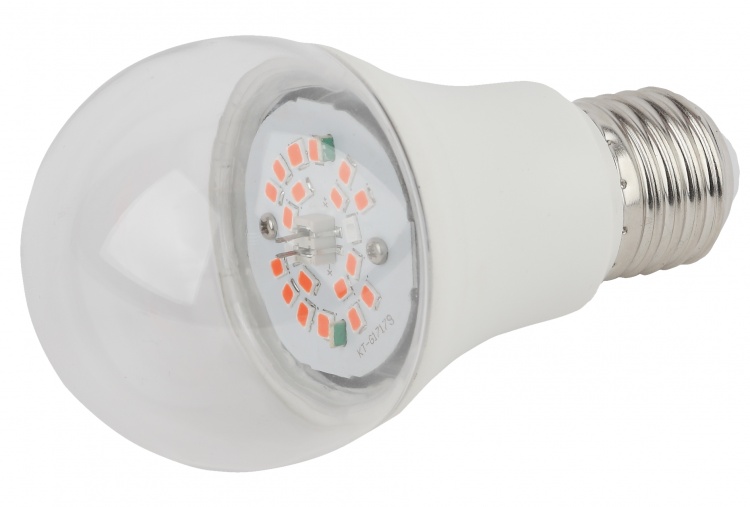 Светодиодная лампа для растений ЭРА FITO-10W-RB-E27-K с гарантией 2 года