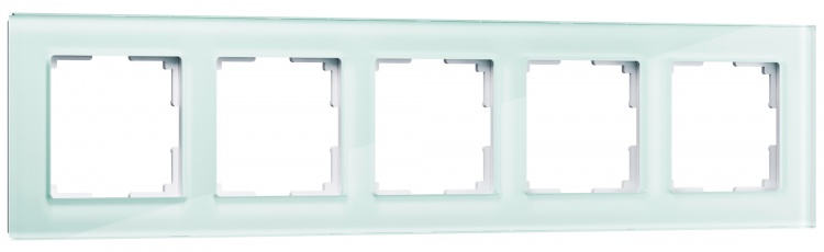 Рамка на 5 постов Werkel WL01-Frame-05 Favorit (натуральное стекло) - купить в Туле